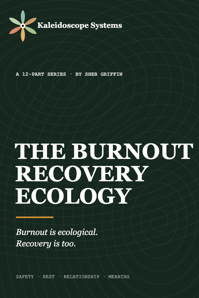 Cover of The Burnout Recovery Ecology: A 12-Part Series