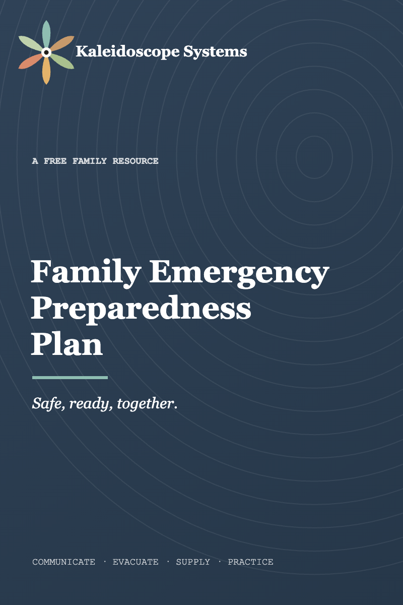 Cover of Family Emergency Preparedness Plan